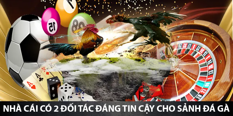 Nhà cái có 2 đối tác đáng tin cậy cho sảnh đá gà