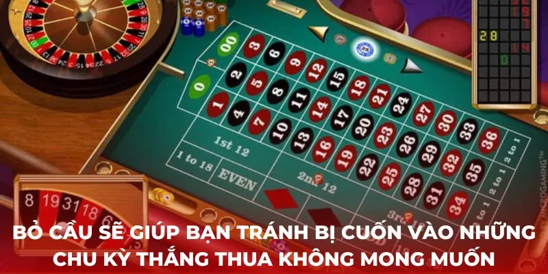 Bỏ cầu giúp bạn tránh bị cuốn vào chu kỳ thắng thua của game Roulette 789Win